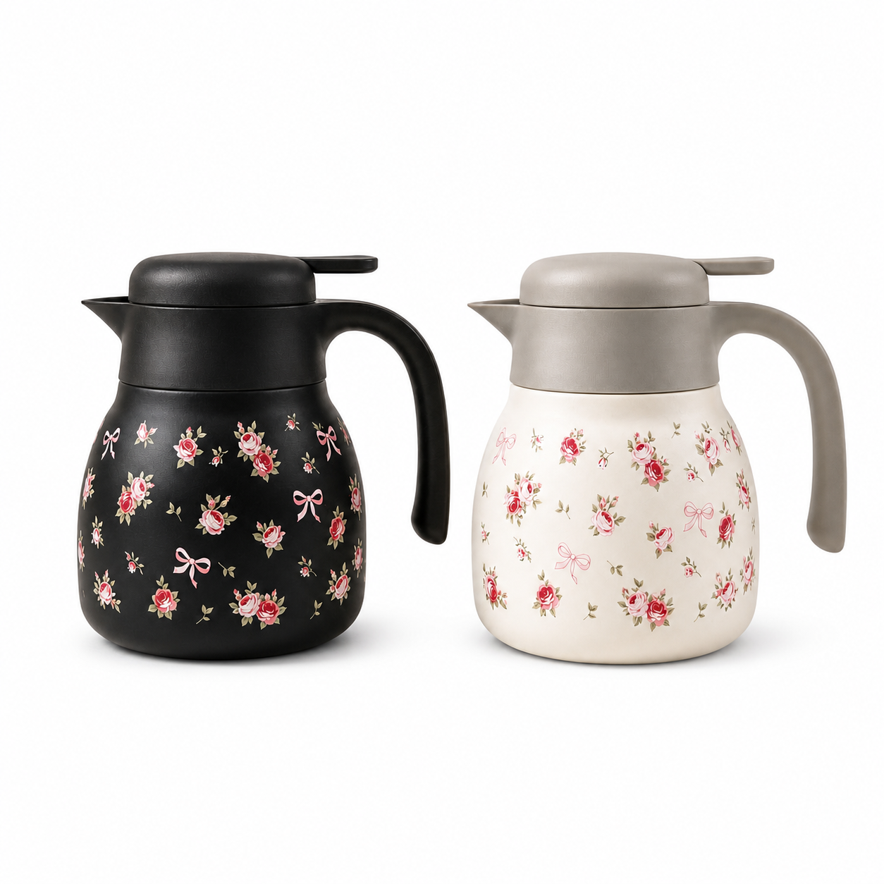 Ditsy Rose & Bow Print