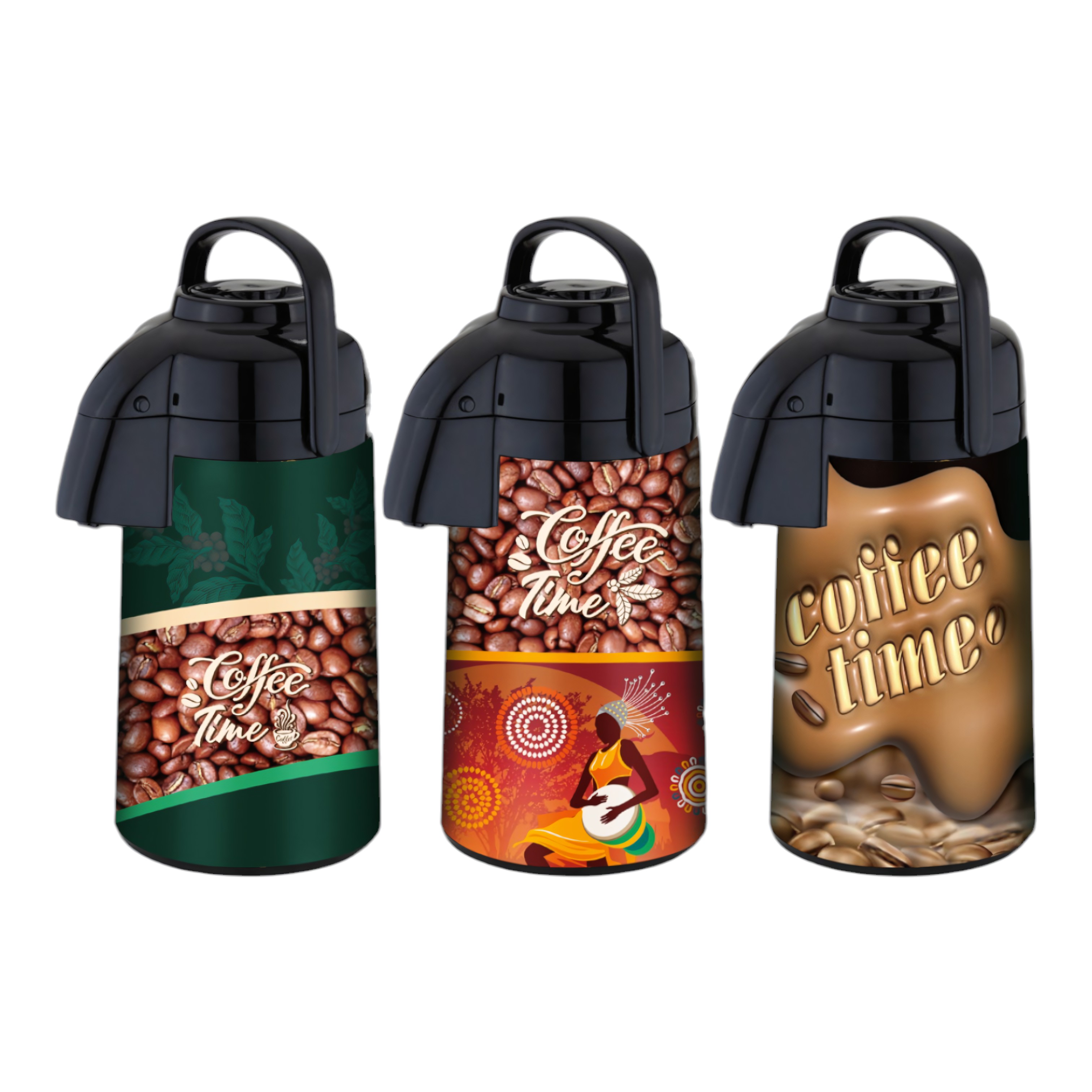 Coffee‑Bean Theme Air‑Pressure