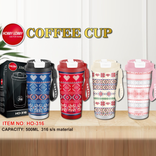 Stainless steel insulated cup - alternate view