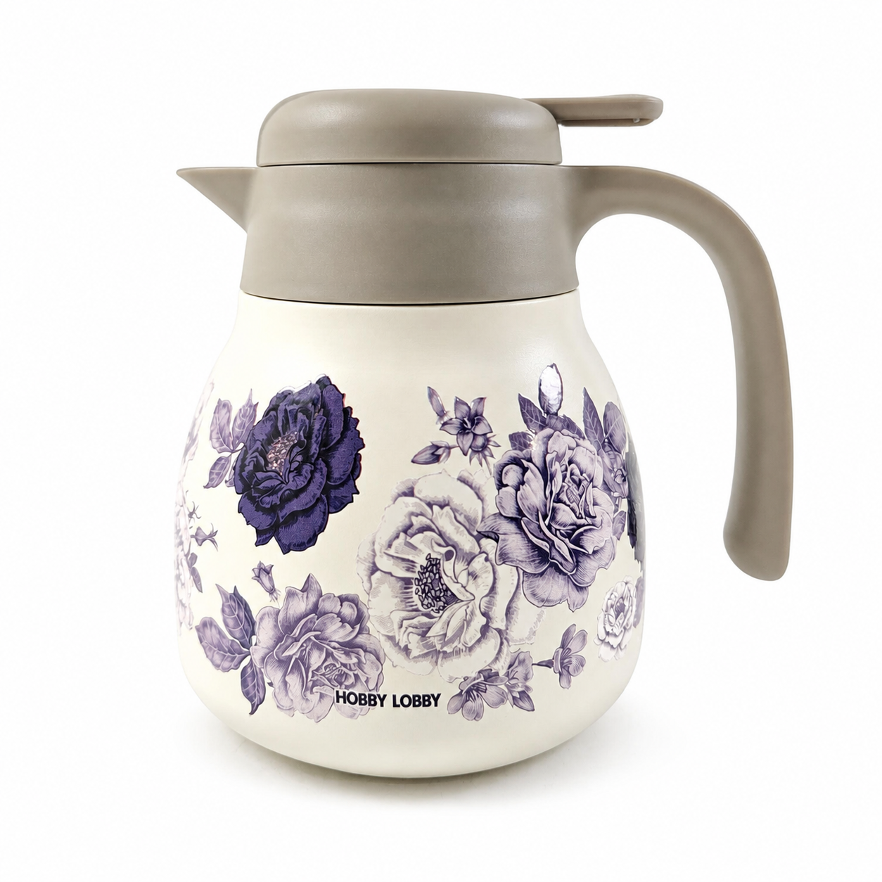 Vintage Purple Peony Floral