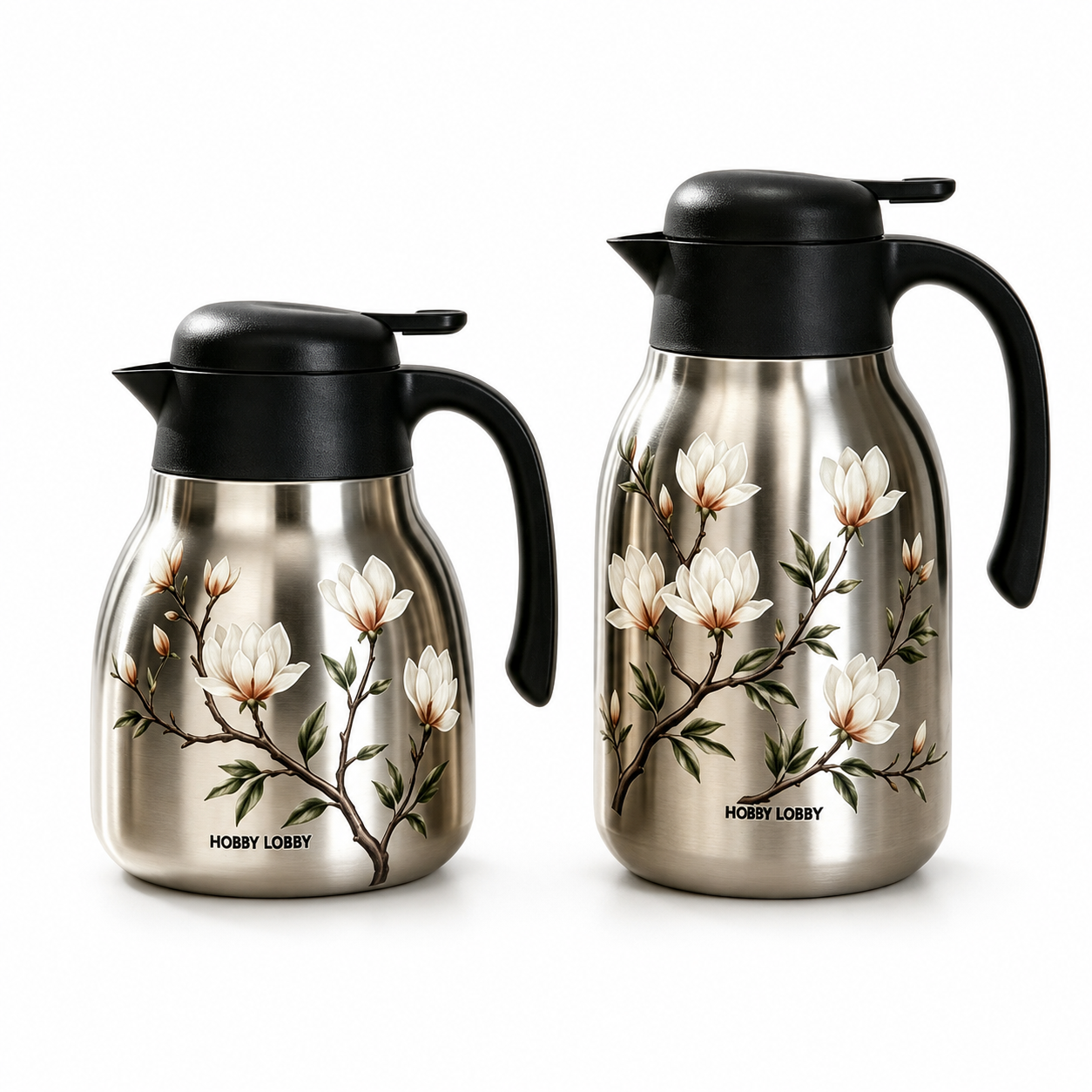 Magnolia Floral Stainless Steel